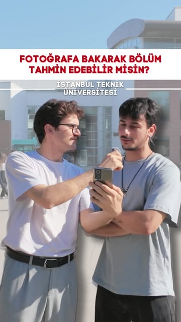 Fotoğrafa bakarak bölüm tahmin edebilir misin?